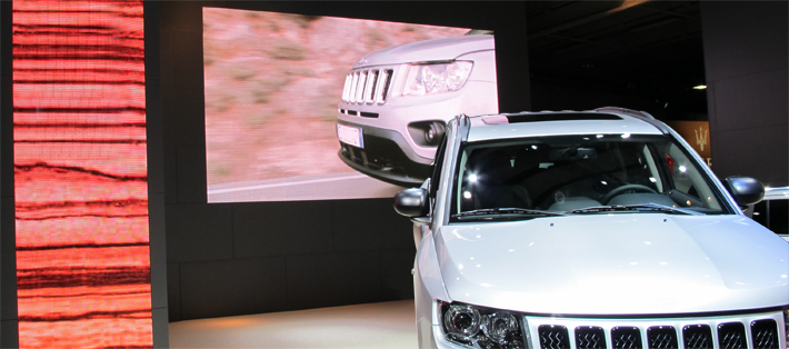 Mur de led pour salon ou showroom