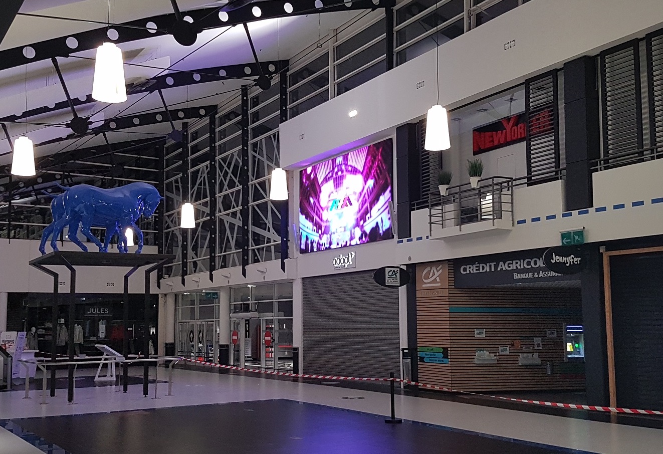 Mur LED - Galerie Espace Anjou